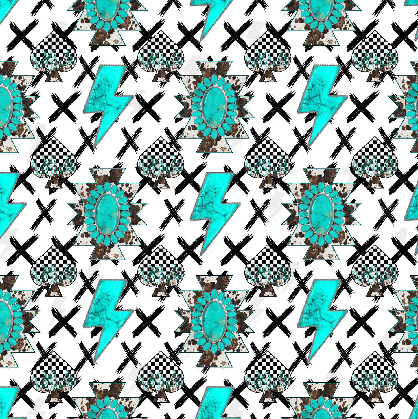 Rebel Spades | Seamless PNG