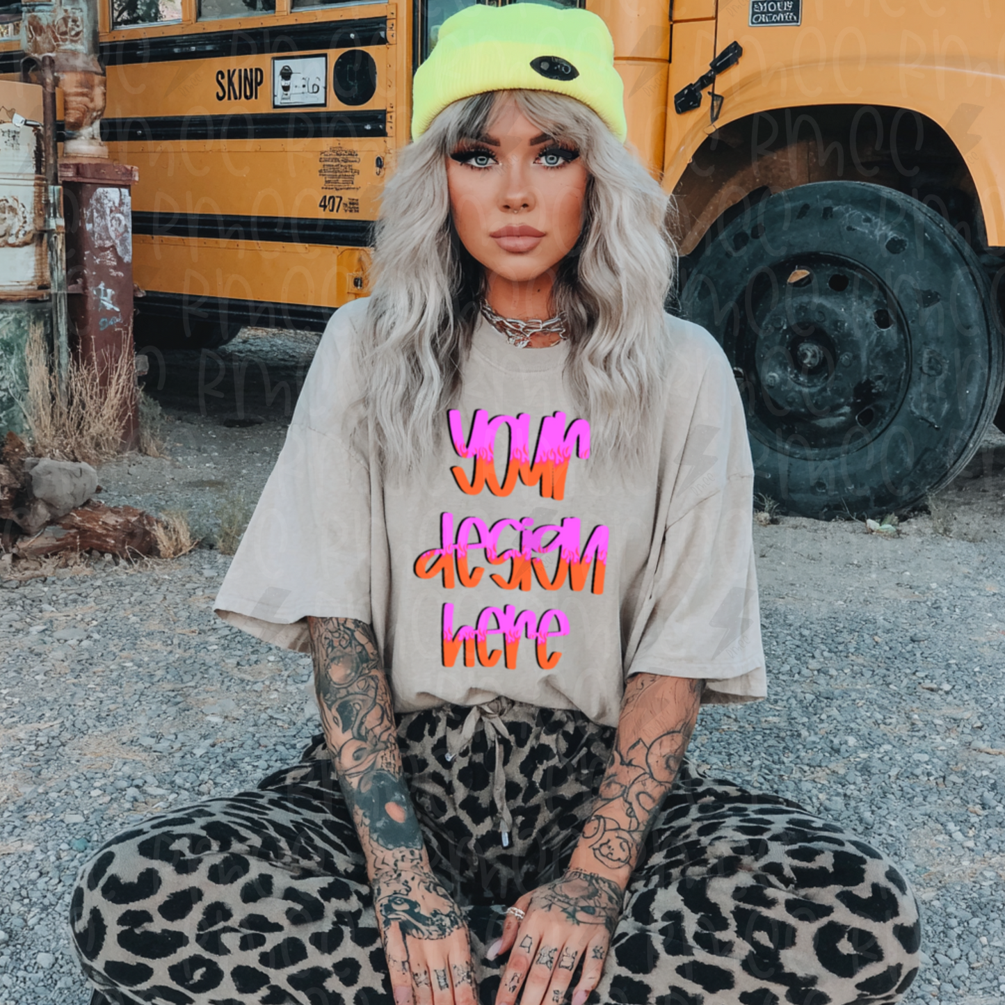 Mock Up | Sand T-shirt