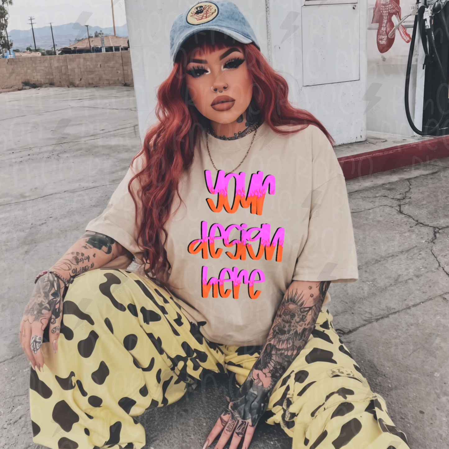 Mock Up | Sand T-shirt