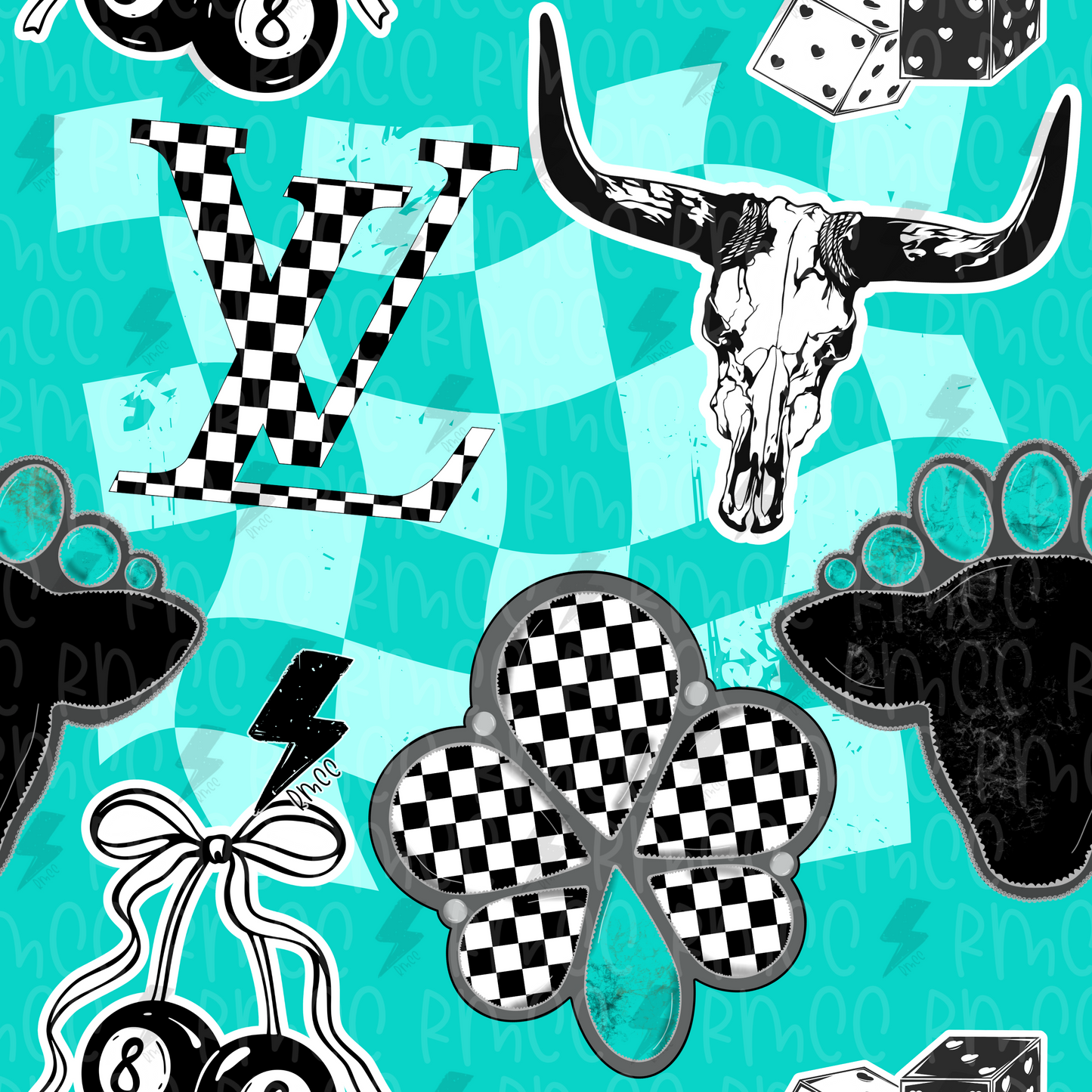 Rodeo Rich | Seamless PNG