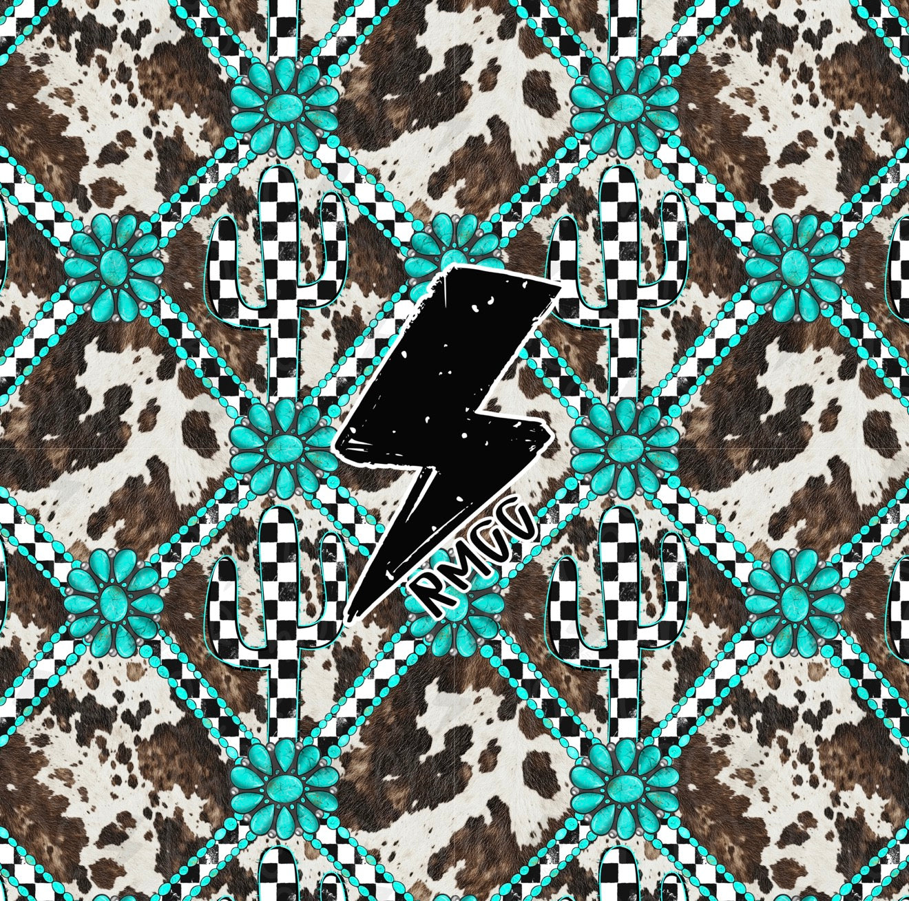 concho cactus 2 versions | Seamless PNG