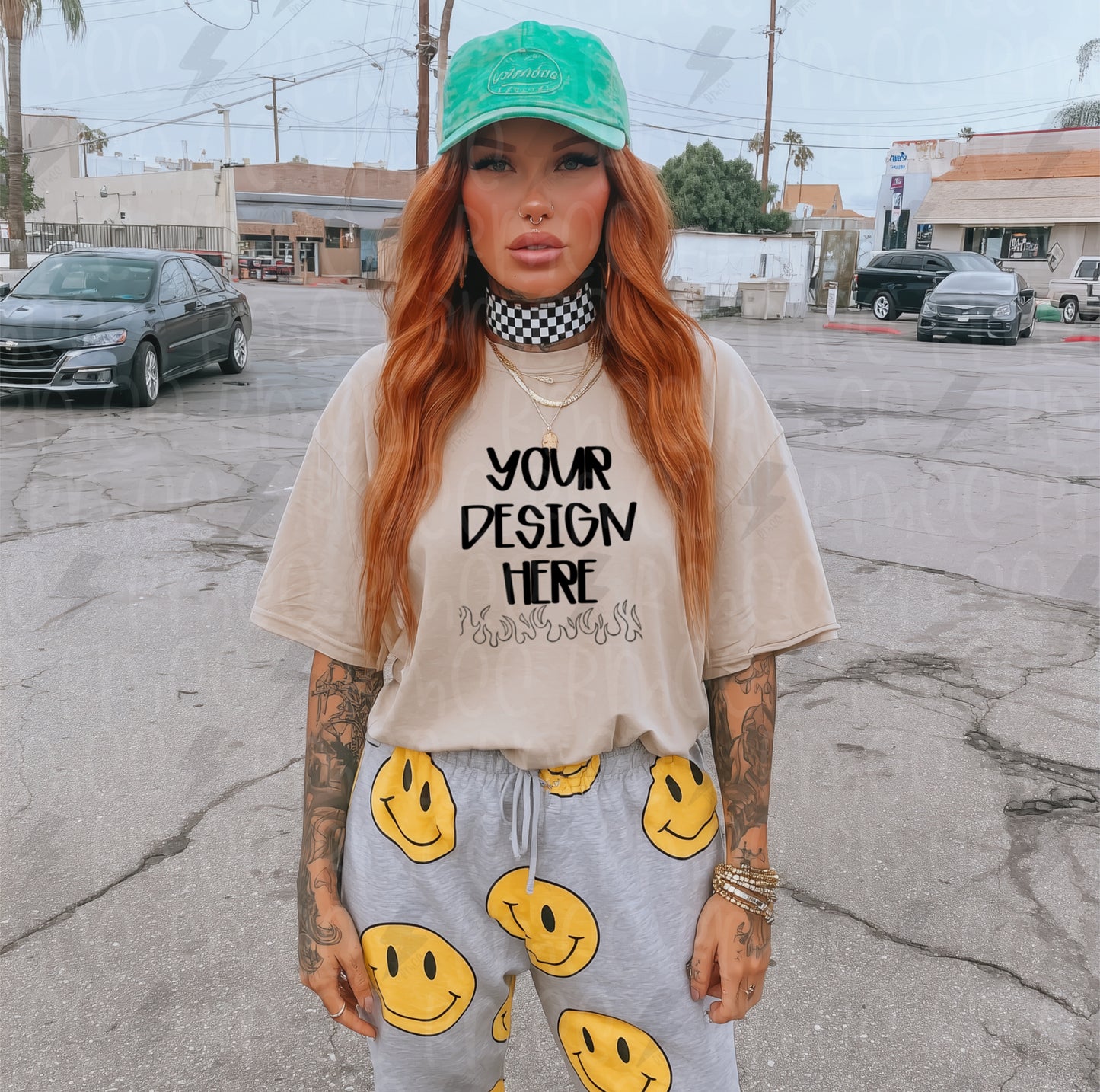 Mock Up | Ivory T-shirt