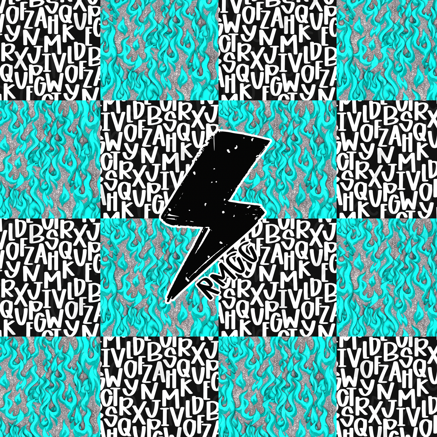 Alpha + Flame | Seamless PNG