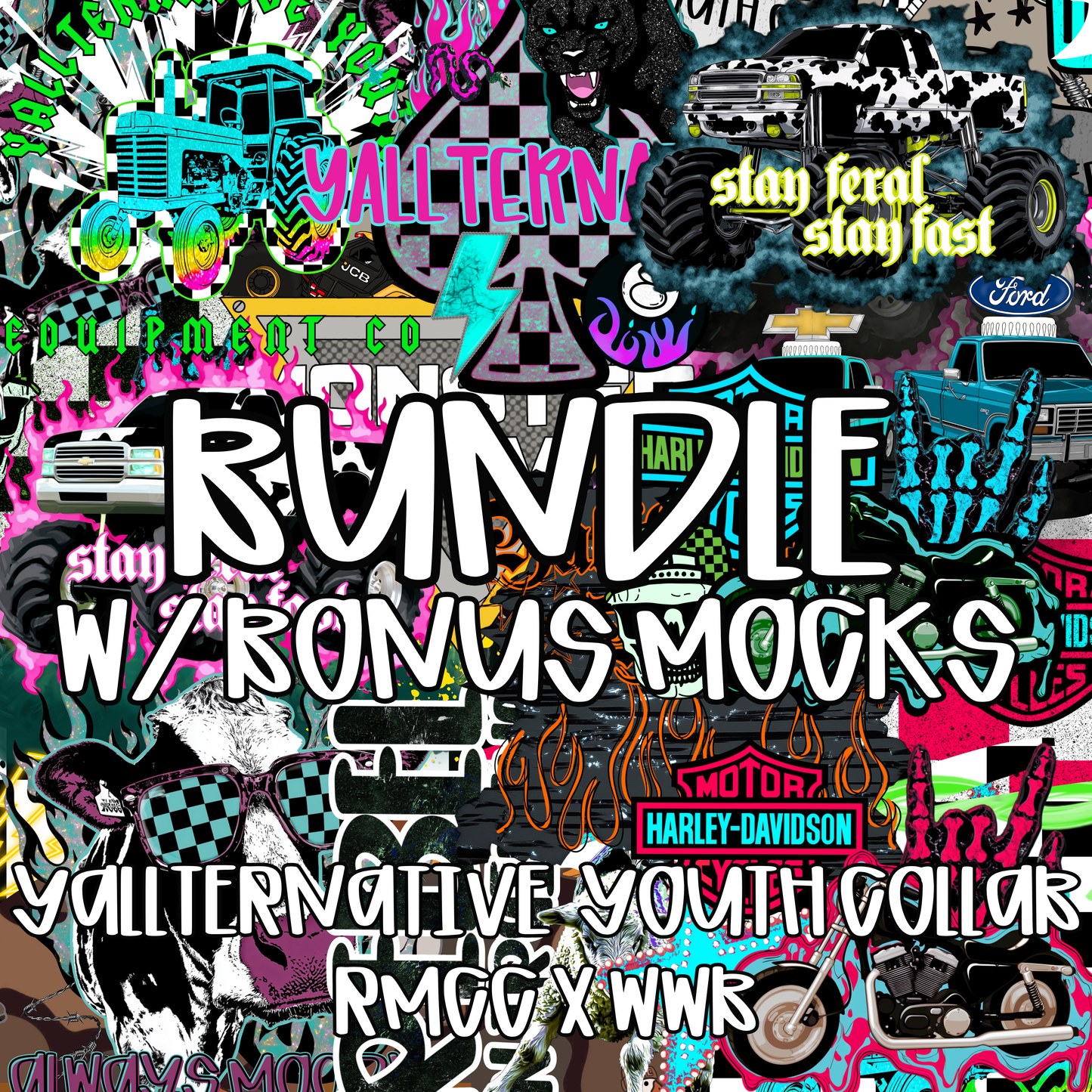 NO CODES! Whole Bundle | Yallternative Youth RMCC X WWB Collab | SEAMLESS | PNG