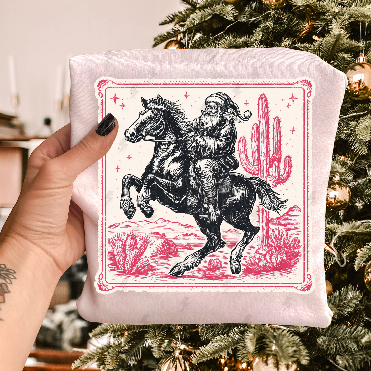 Yeehaw Santa | PNG | Christmas