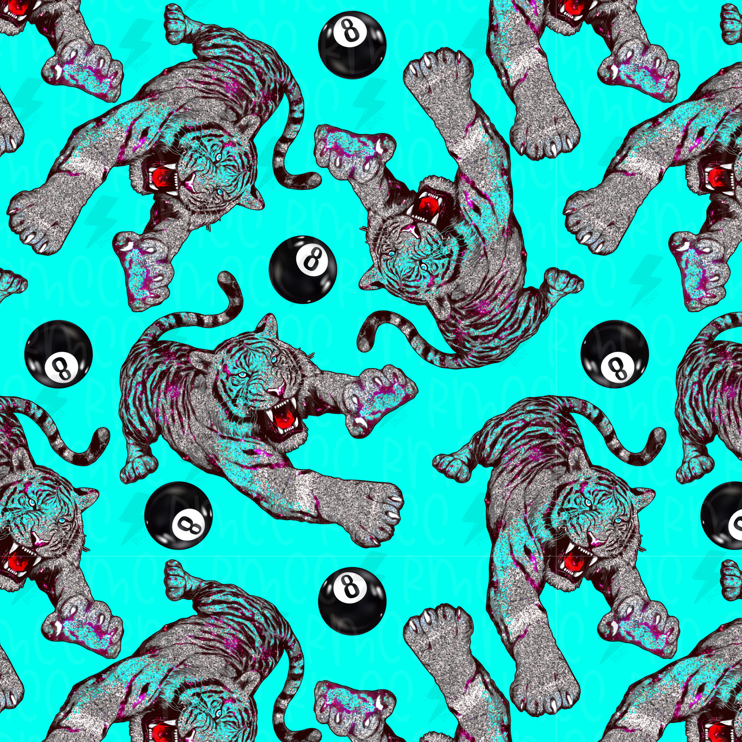 Easy Tiger | Seamless PNG