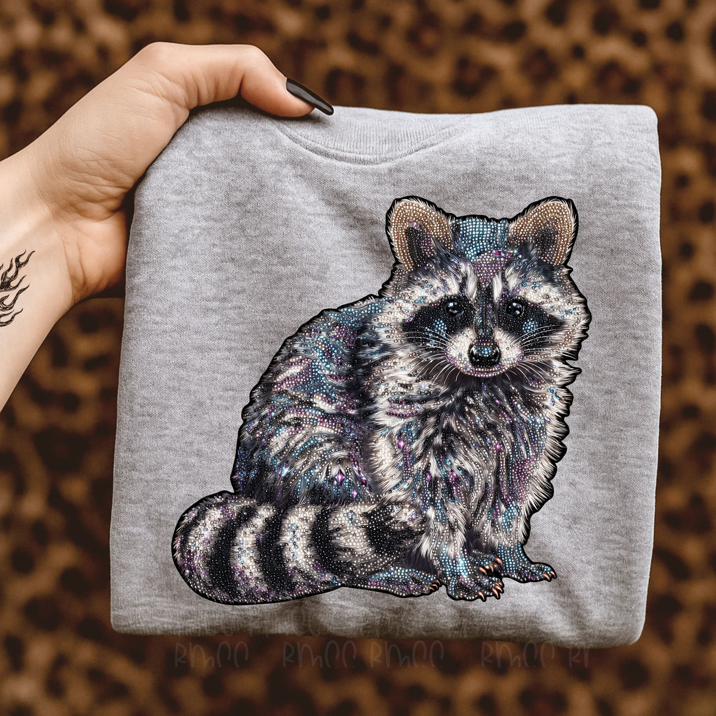 Rhinestone Raccoon | PNG