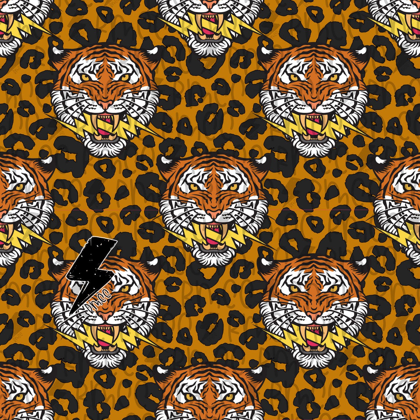 Tiger Leopard | Seamless PNG