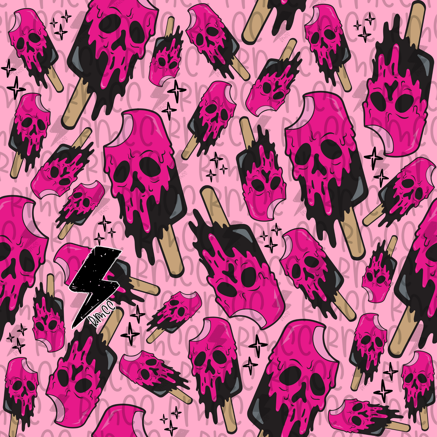Skull Cream | Seamless PNG