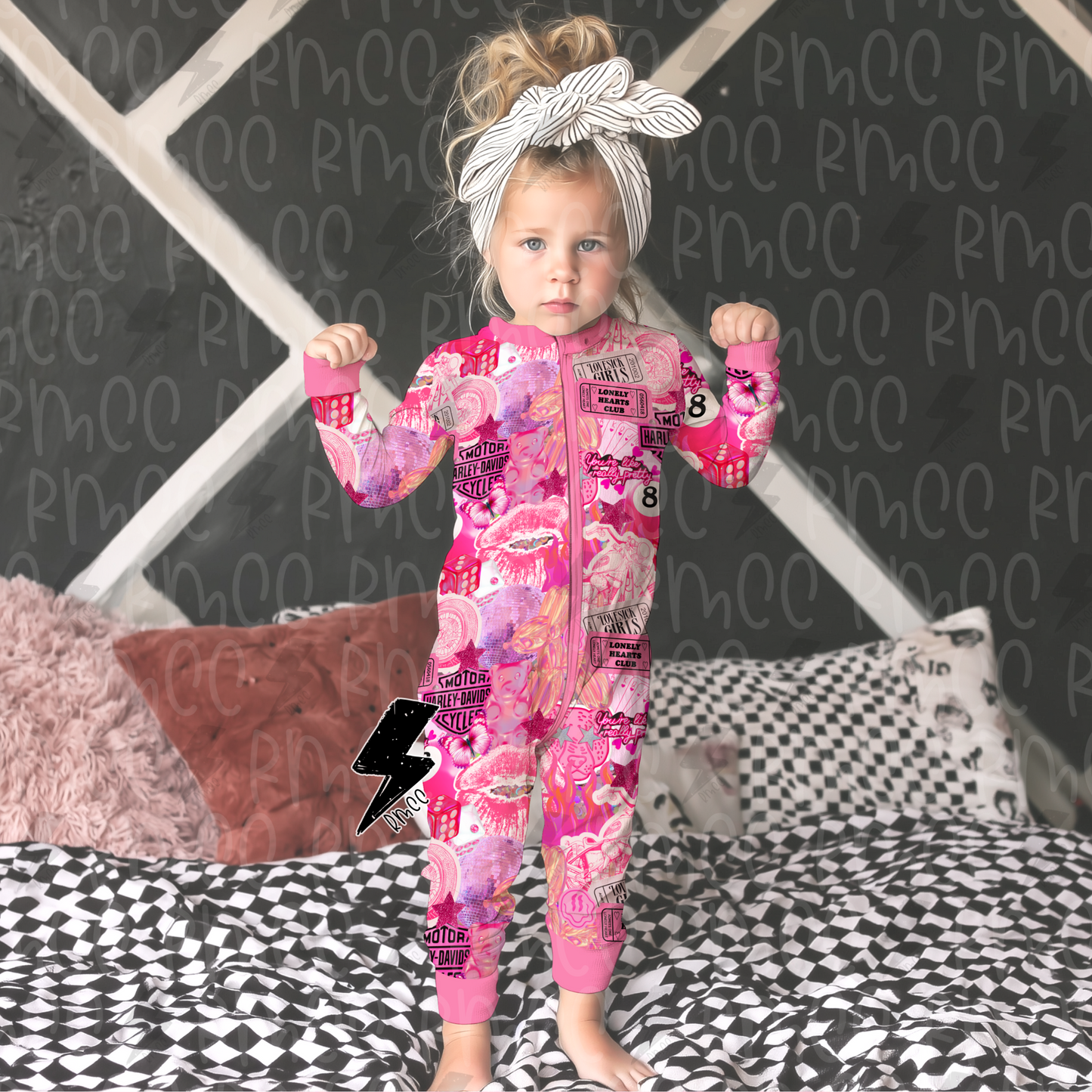 All Over Mock Up | Girls Pajama