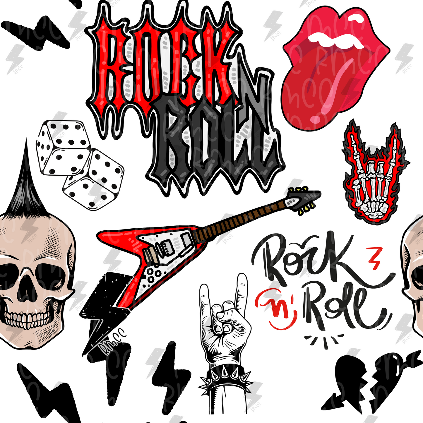 Lil Rockstars | Seamless PNG