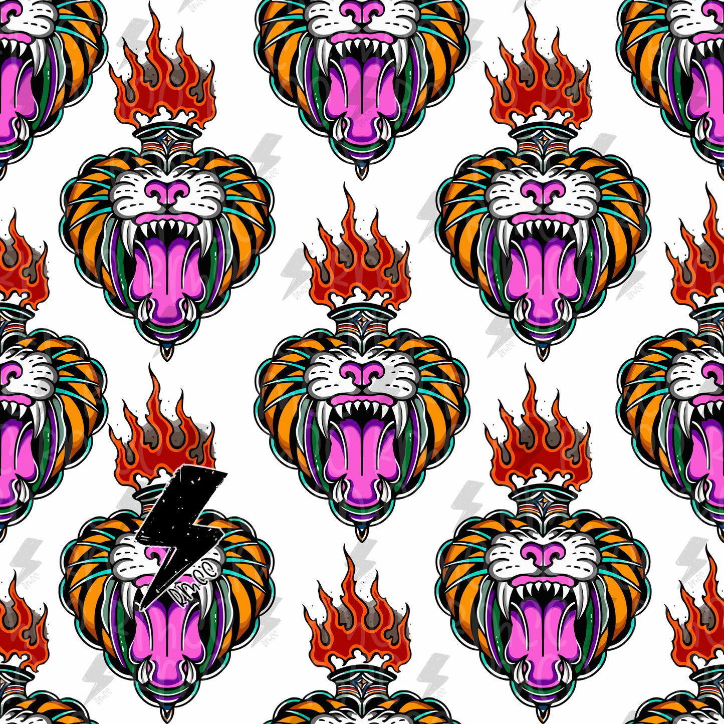 Burnt Circus Royalty | Seamless PNG