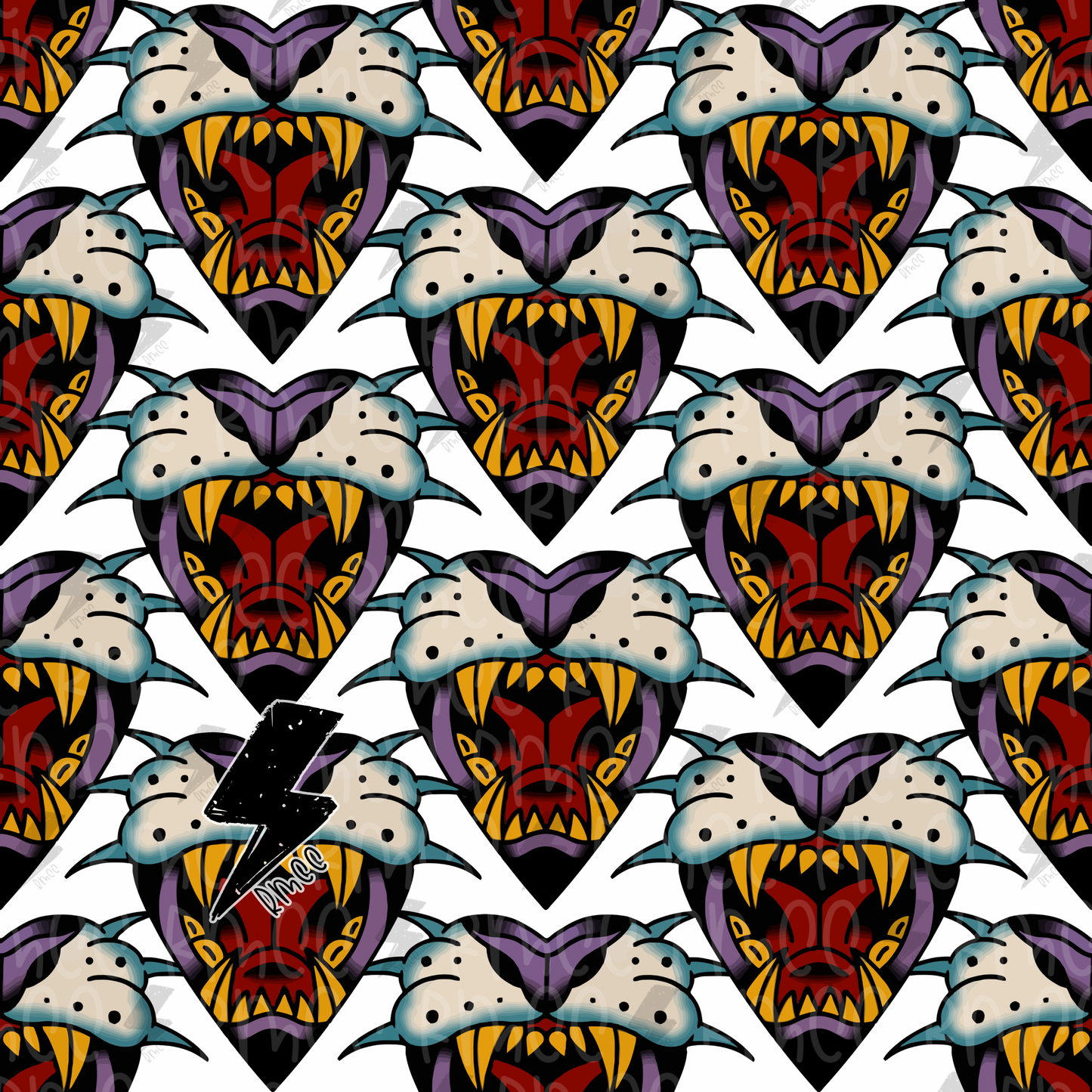 Rage Kitty | Seamless PNG