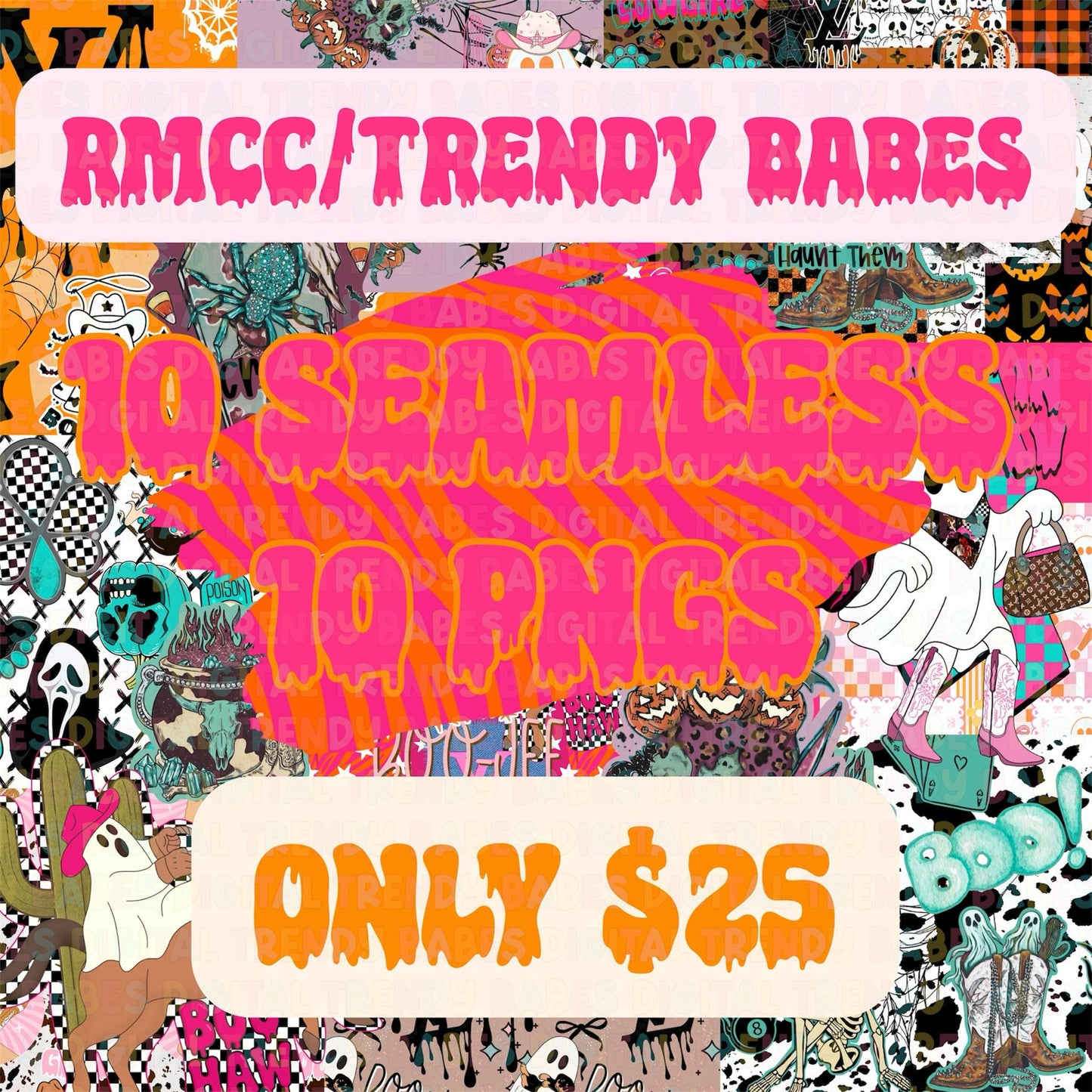 boujee rodeo collab | rmcc x trendy babes | png | seamless - no codes