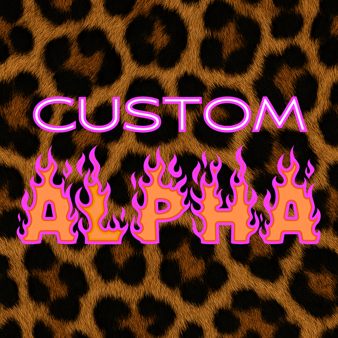 Custom Alpha Set | Clip Art | PNG