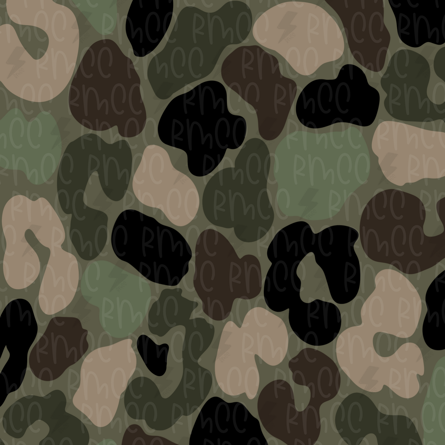 Leopard Camo | Seamless PNG