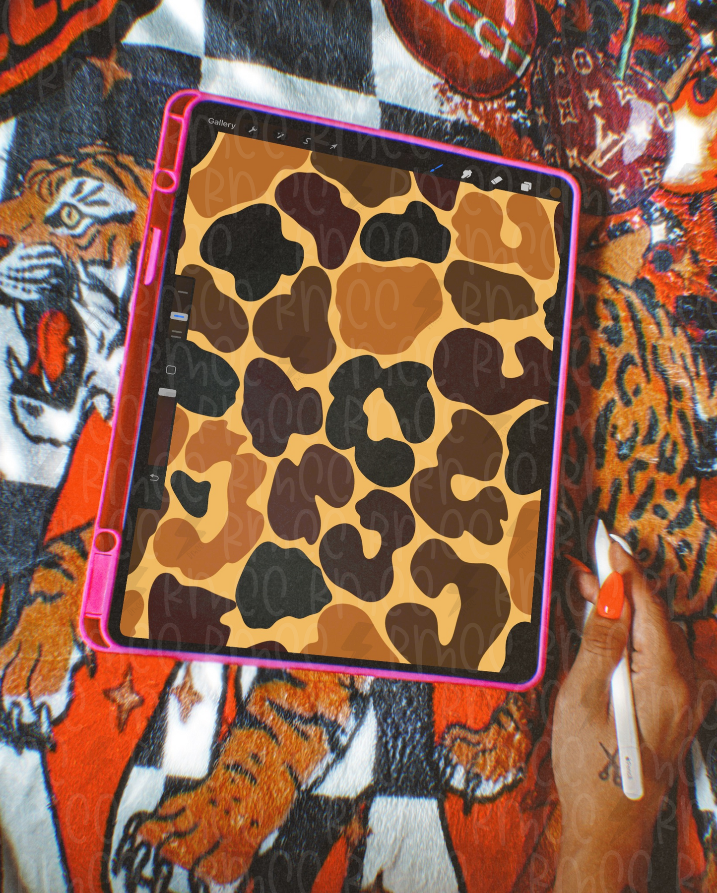 Leopard Duck Camo | Seamless PNG