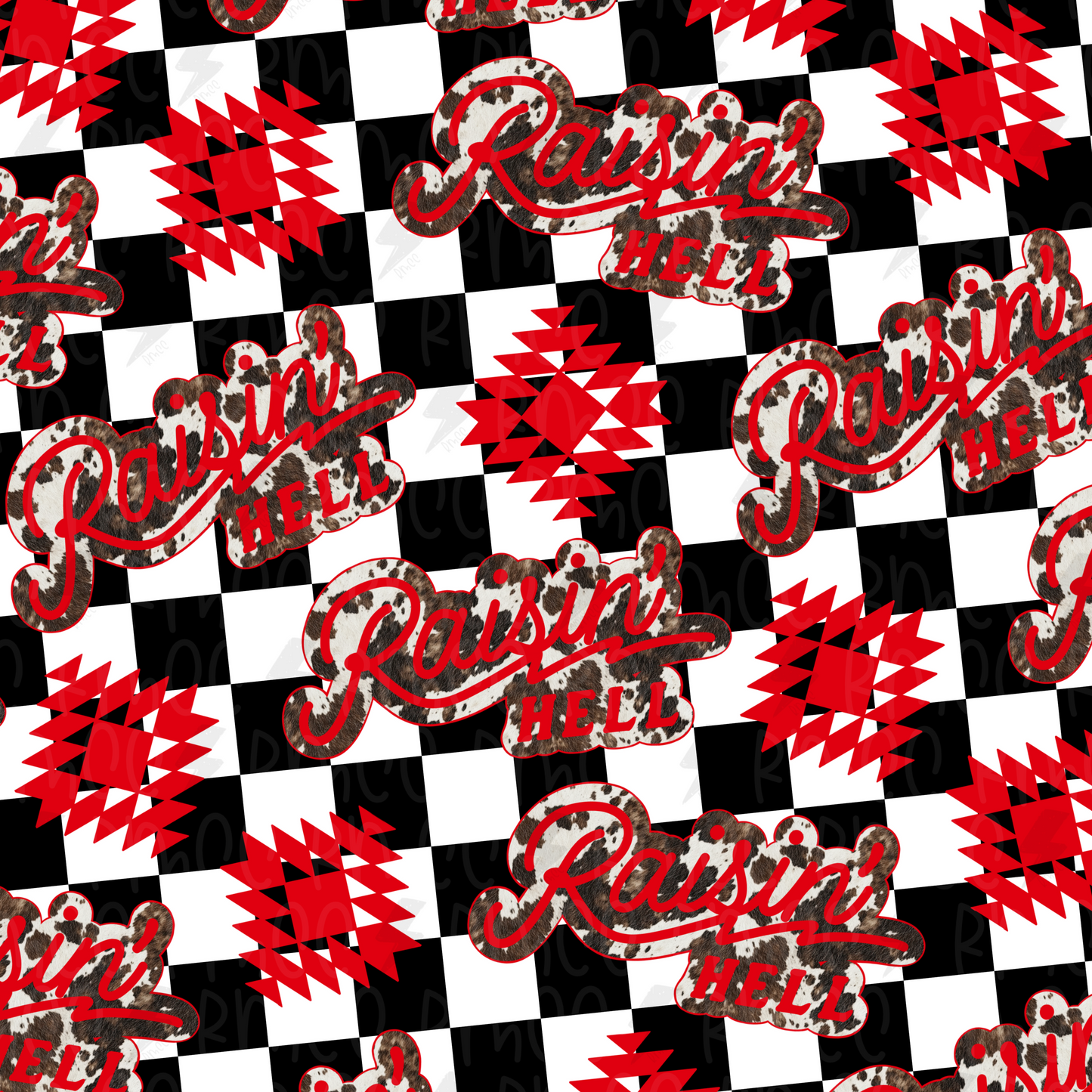 Raisin Hell | Seamless PNG