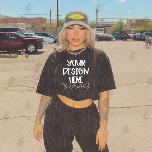 Mock Up | Black T-shirt