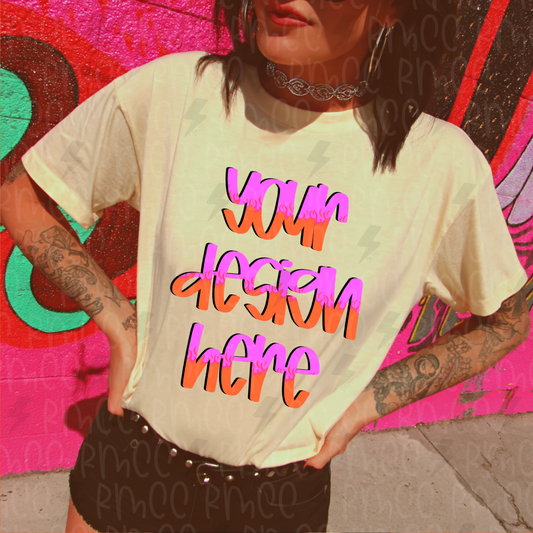 Mock Up | White T-shirt