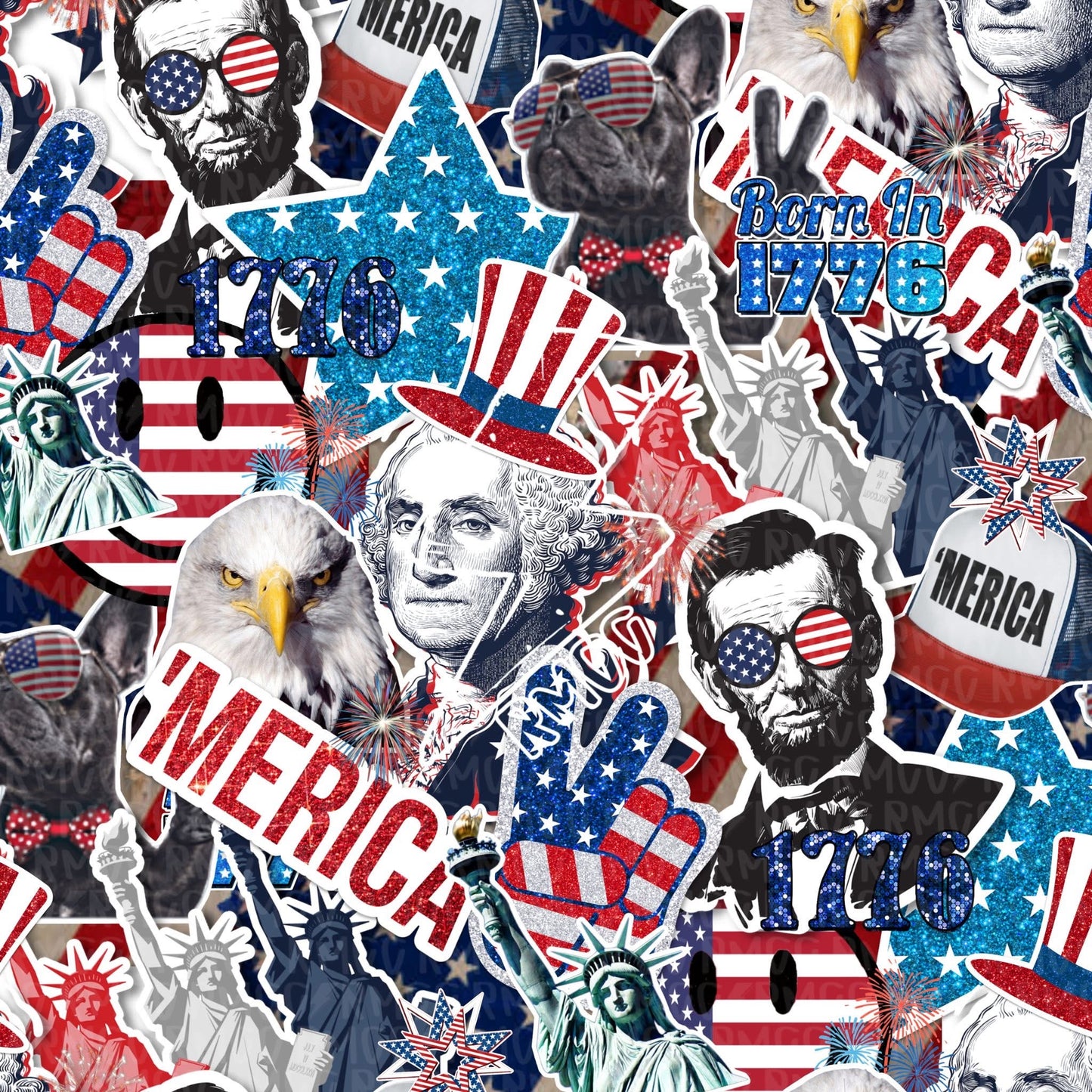 american chaos collab SEAMLESS | LJD x RDD x RMCC