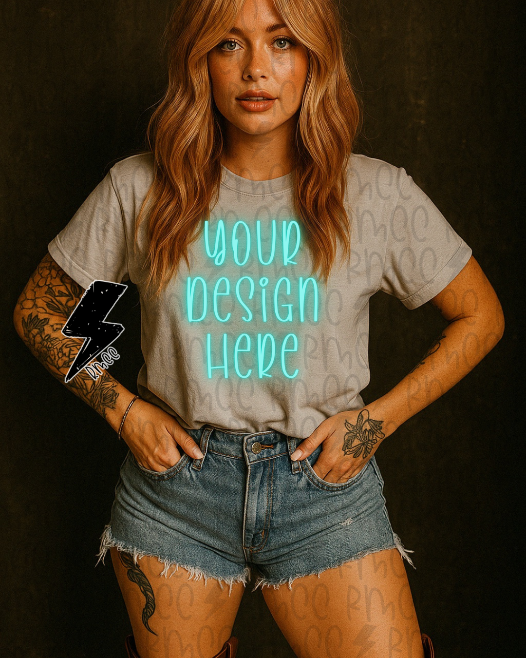 Mock Up | Ivory or Sand T-shirt