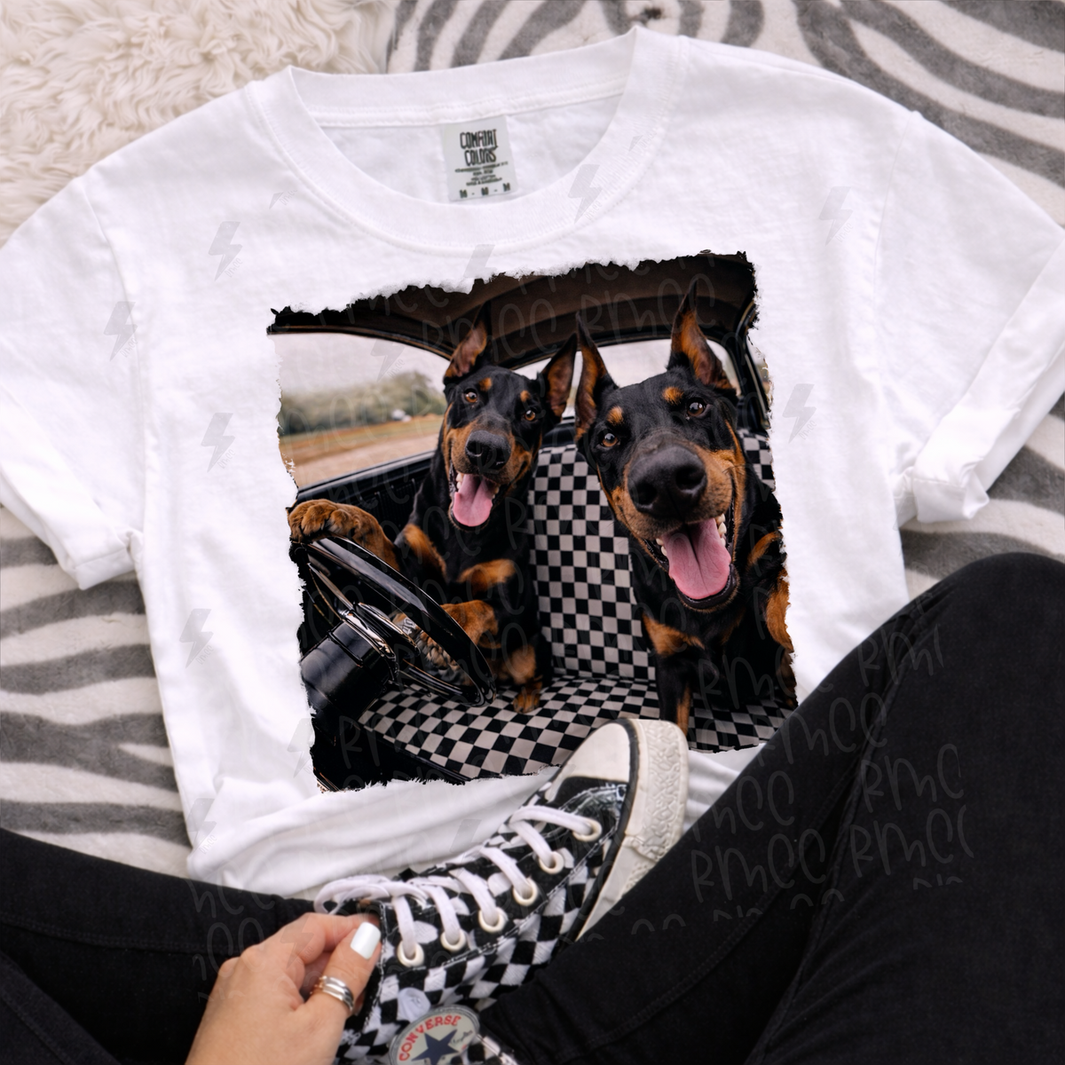 ride or die doberman | PNG
