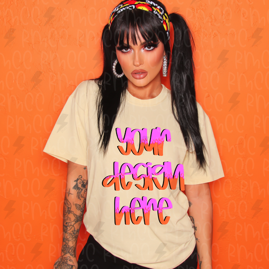 Mock Up | Ivory T-shirt