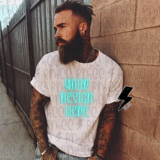 Mock Up | White T-shirt | Men’s
