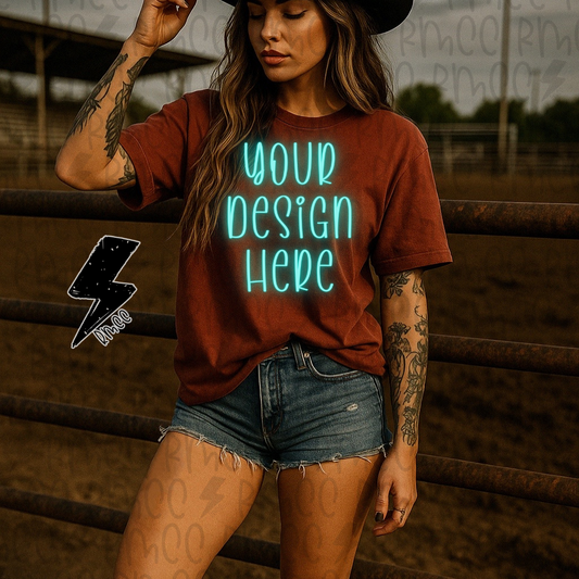Mock Up | Brick T-shirt