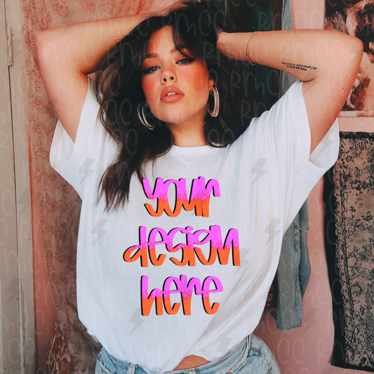 Mock Up | White T-shirt