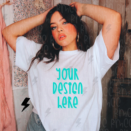 Mock Up | White T-shirt
