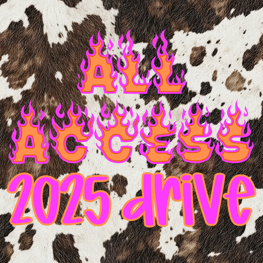 All Access 2025 Drive | PNG | Mock | Seamless | Clip Art