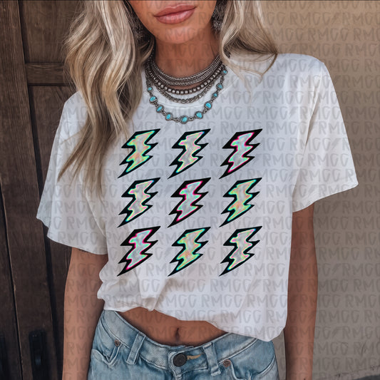 neon bolts  | PNG
