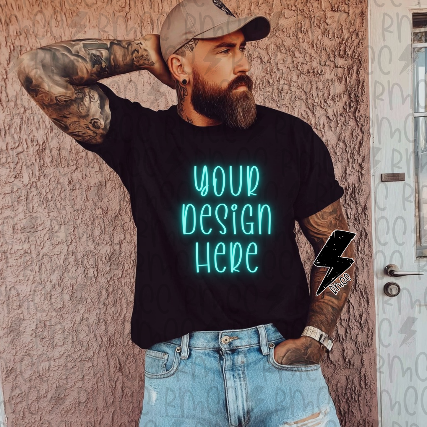 Mock Up | Black T-shirt | Men’s