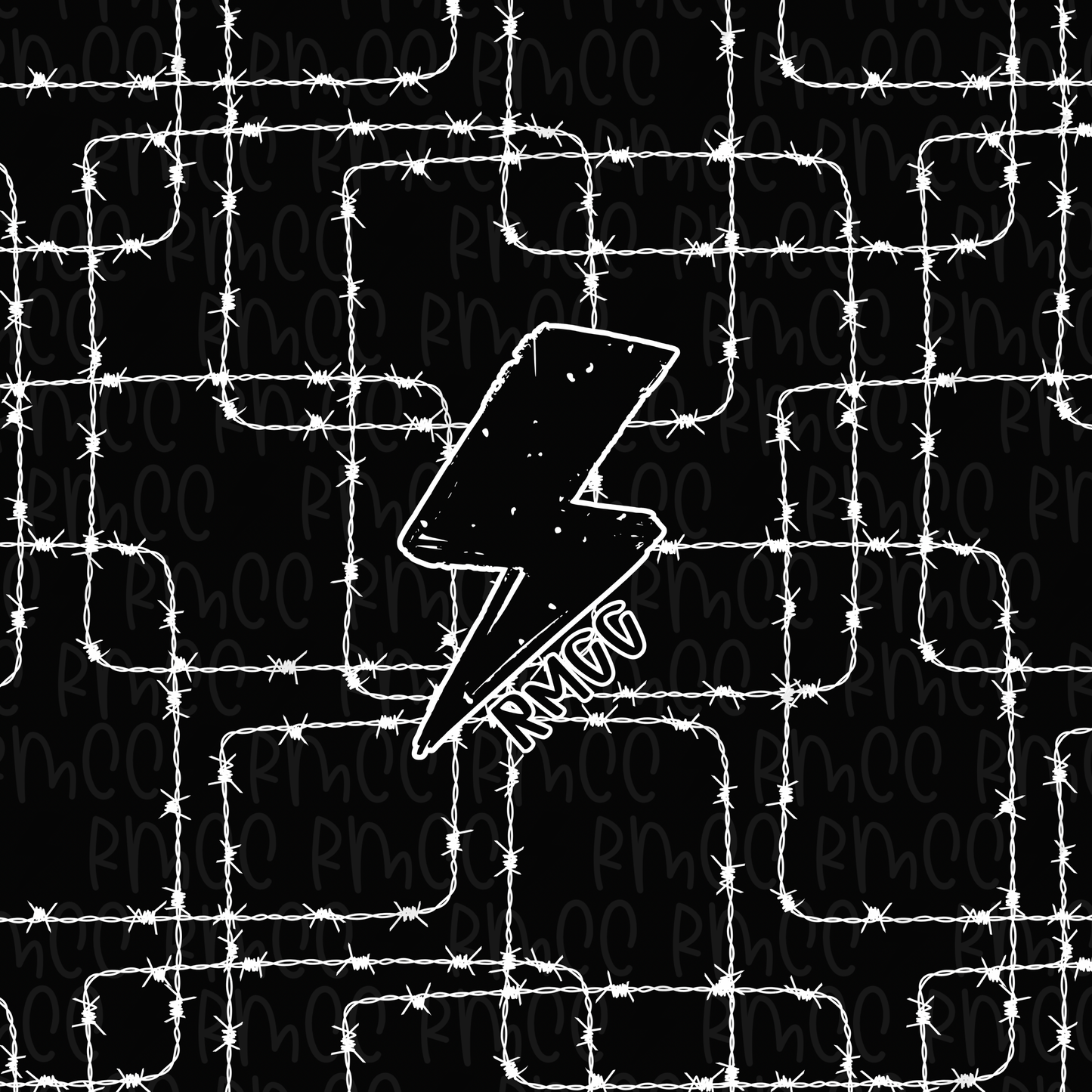 Black barbed wire | Seamless PNG