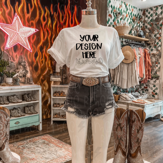 Mock Up | White T-shirt