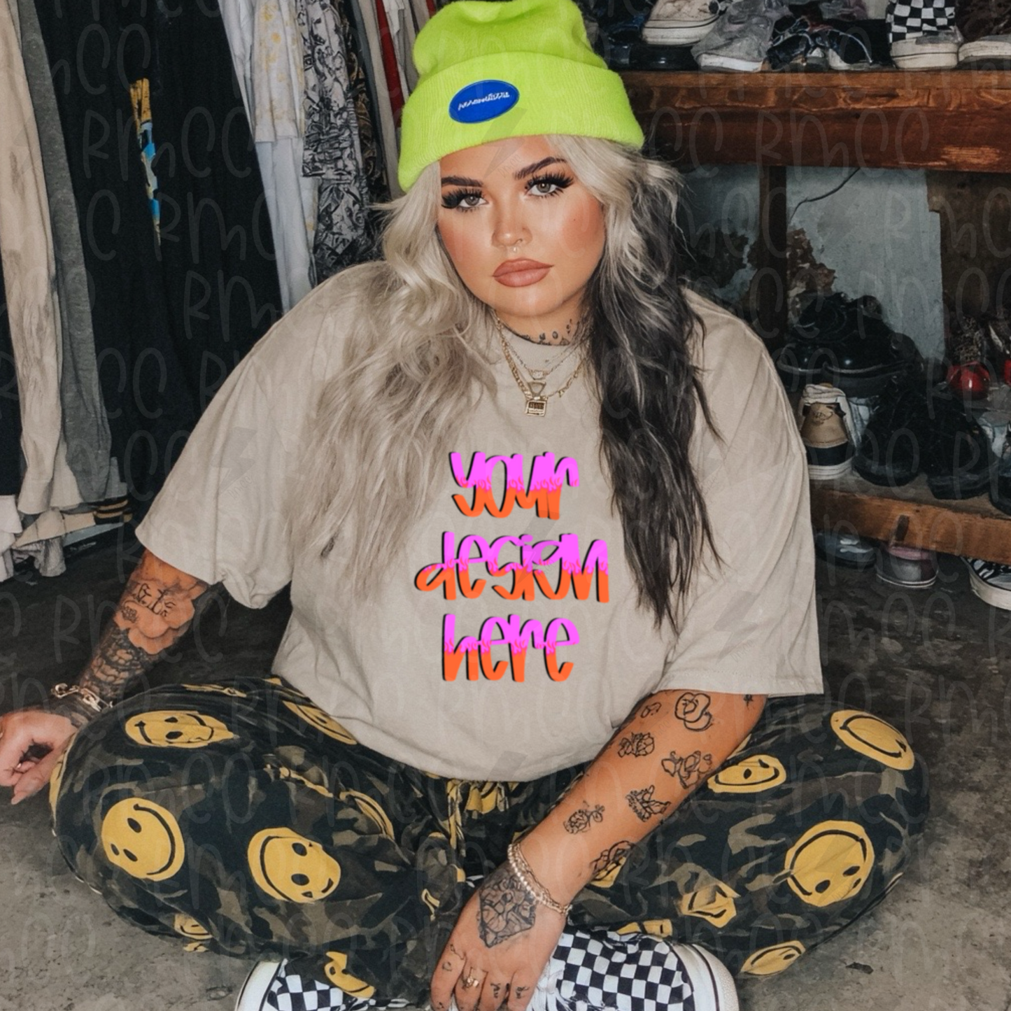 Mock Up | Ivory t-shirt