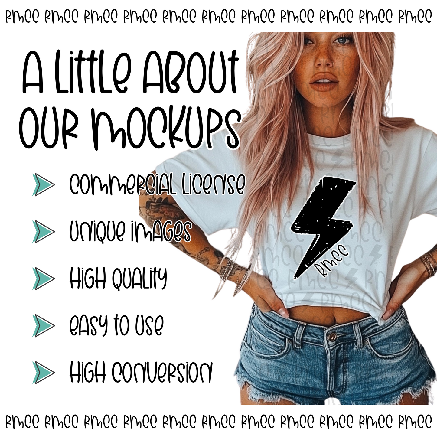 Mock Up | Black T-shirt