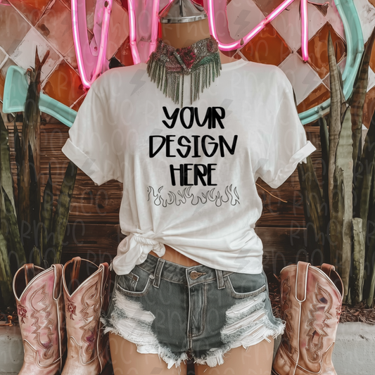 Mock Up | White T-shirt