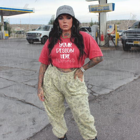 Mock Up | Red T-shirt