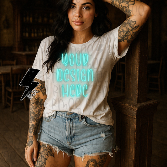 Mock Up | White T-shirt