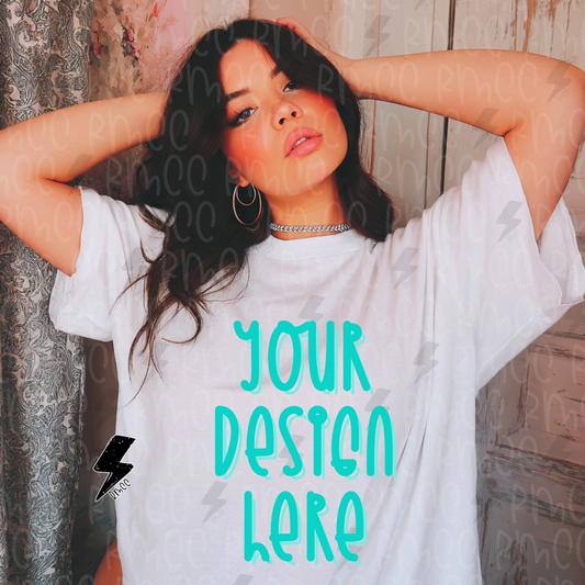 Mock Up | White T-shirt