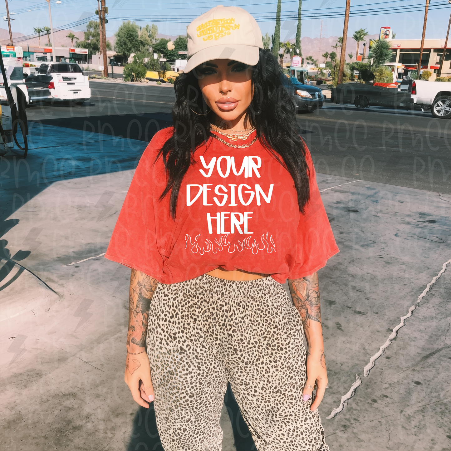 Mock Up | Red T-shirt