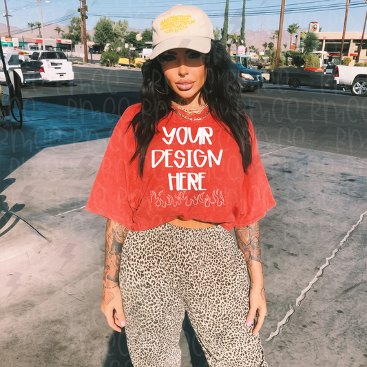 Mock Up | Red T-shirt