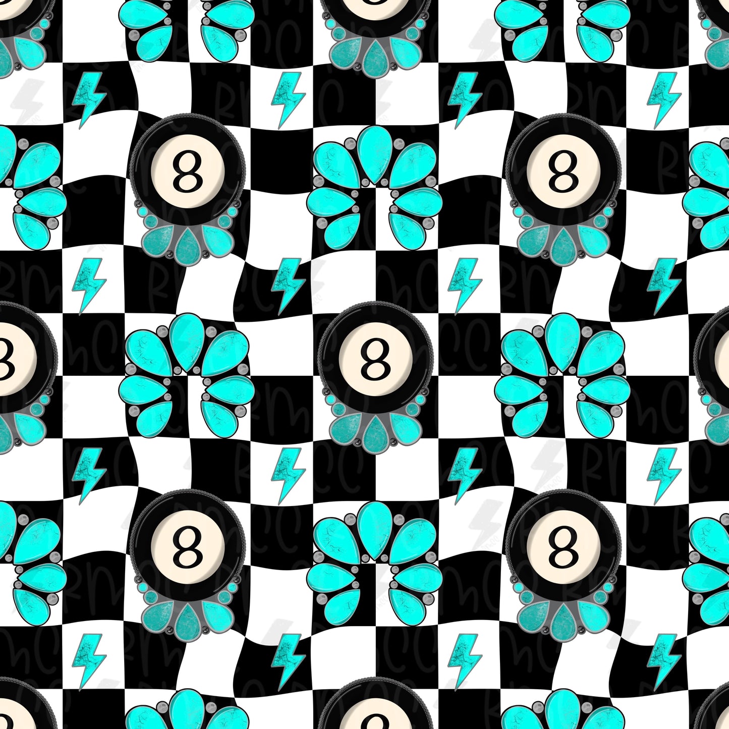 Checkered 8 | Seamless PNG