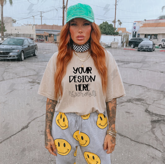 Mock Up | Ivory T-shirt