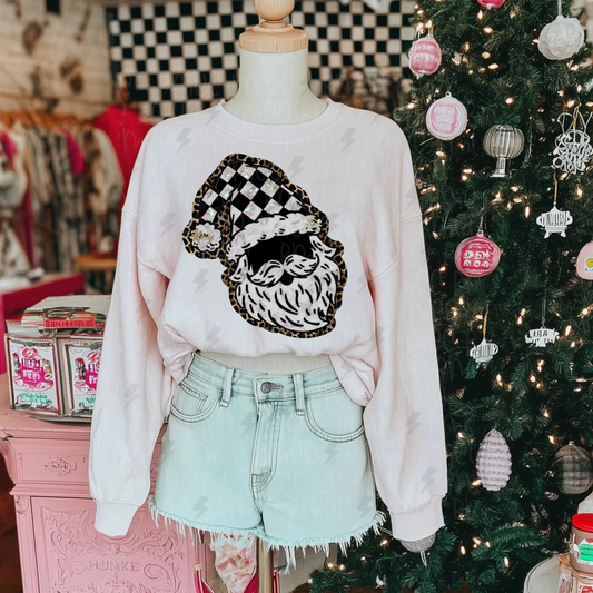 Checkered Claus | Christmas | PNG