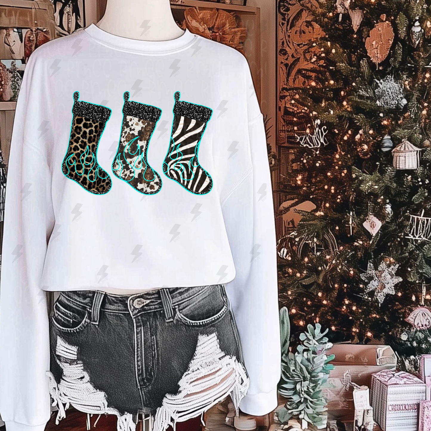 Stockin’ Ain’t Easy | Christmas | PNG