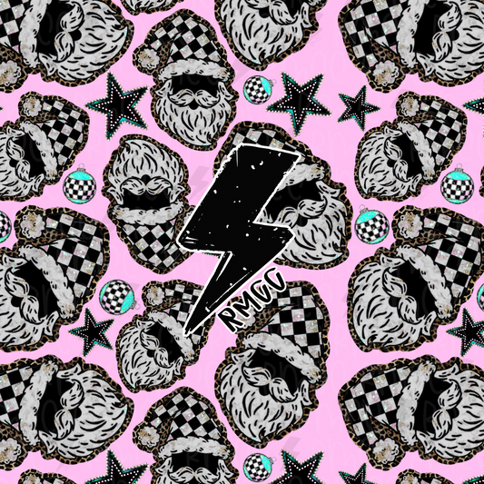 Checkered Claus | Christmas | Seamless PNG